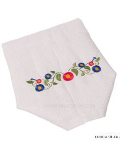 دستمال گردگیری طرح 'گل حاشیه