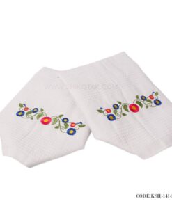 دستمال گردگیری طرح 'گل حاشیه