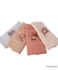 ست دستمال آشپزخانه عروس گلدوزی شده