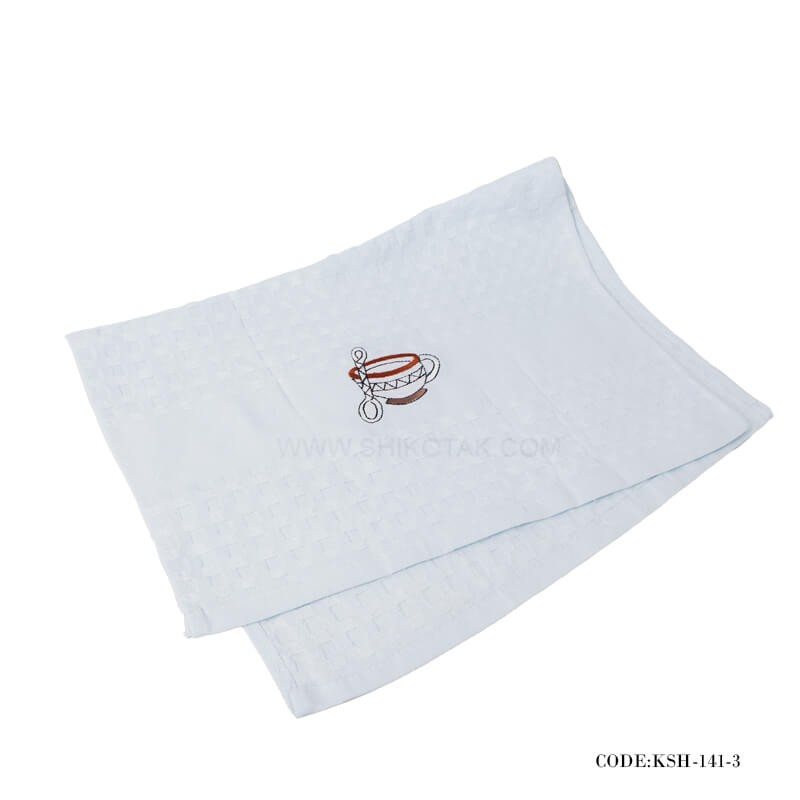 ست دستمال آشپزخانه عروس گلدوزی شده