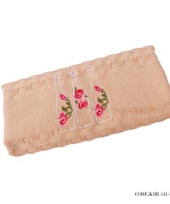 دستمال آشپزخانه طرح بطری آب