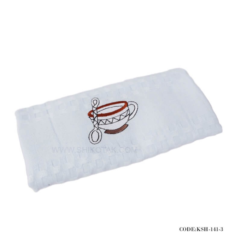 دستمال آشپزخانه عروس طرح 'کاپ