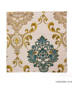 کوسن پر شده و روکوسنی طرح شانل سبز و آبی