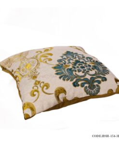 کوسن پر شده و روکوسنی طرح شانل سبز و آبی