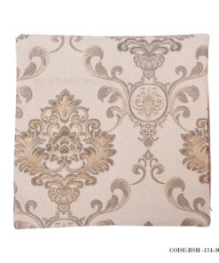 روکش کوسن و بالشتک طرح شانل نقره ای