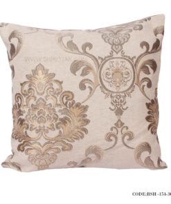 روکش کوسن و بالشتک طرح شانل نقره ای