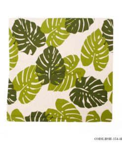 روکوسن رنگی با بالشتک طرح برگ انجیری