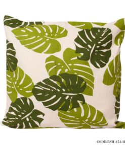 روکوسن رنگی با بالشتک طرح برگ انجیری