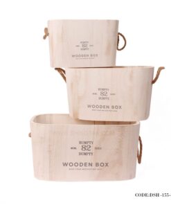 باکس نظم دهنده سفید چوبی سه سایز