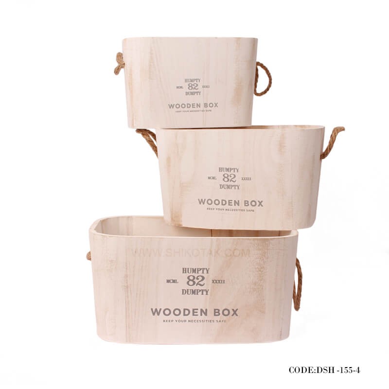 باکس نظم دهنده سفید چوبی سه سایز