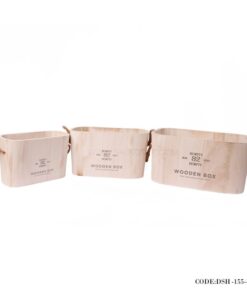 باکس نظم دهنده سفید چوبی سه سایز