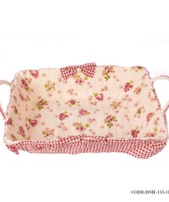 سبد نان عروس حصیری طرح Rose Day