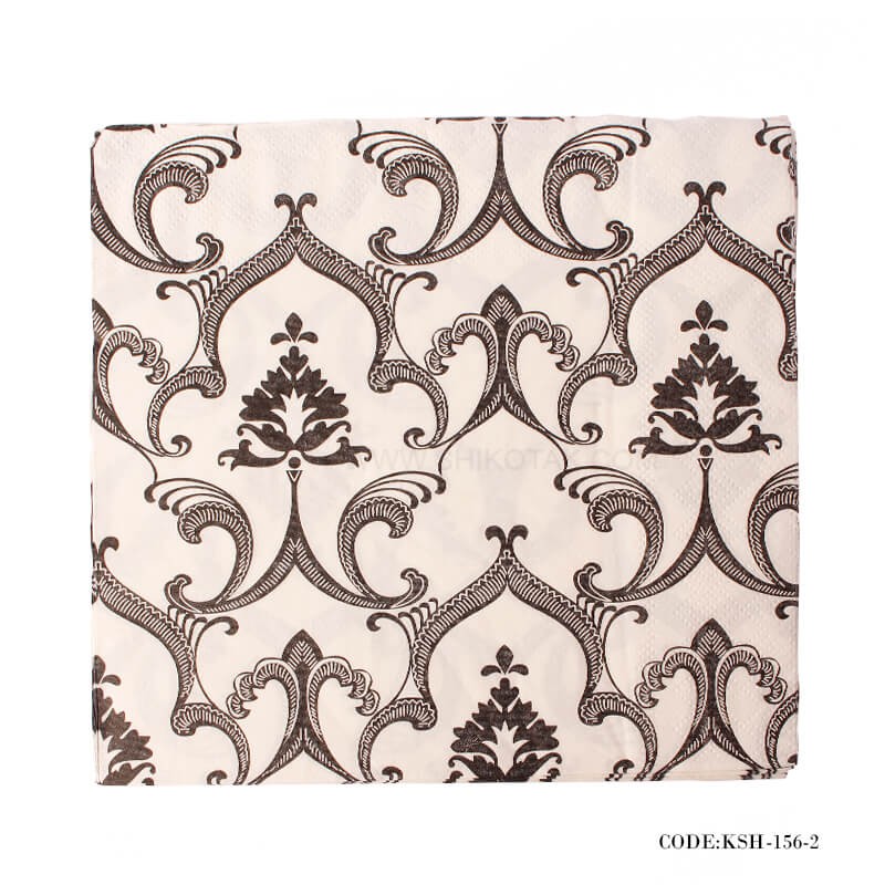 دستمال سفره کاغذی بسته 20 عددی طرح کرون