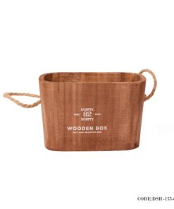 باکس چوبی سه عددی قهوه ای