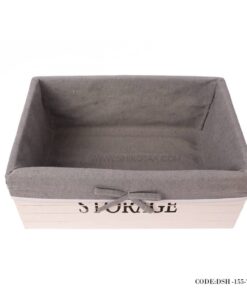 جعبه سفید چوبی نظم دهنده کمد و کشو سه سایز