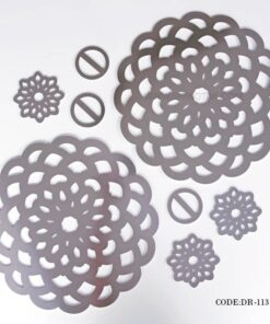 سرویس 2 عددی زیر بشقابی گرد رومادون سری 113