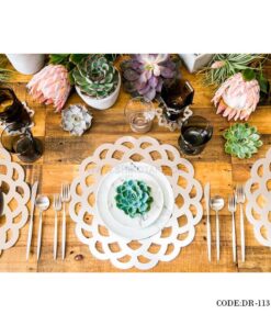 سرویس 2 عددی زیر بشقابی گرد رومادون سری 113