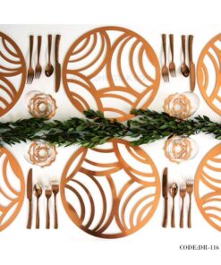 زیر بشقابی گرد رومادون مجموعه دو عددی سری 116