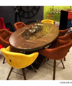 رانر میز ناهار خوری رومادون سری 105 طلایی