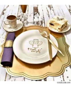 ست حلقه دستمال سفره رومادون سری 109