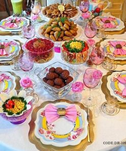 ست حلقه دستمال سفره رومادون سری 109