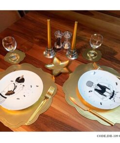 ست حلقه دستمال سفره رومادون سری 109