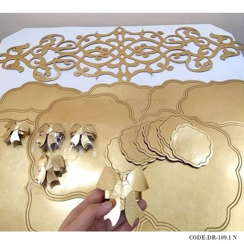 ست حلقه دستمال پاپیونی رومادون سری 109-1